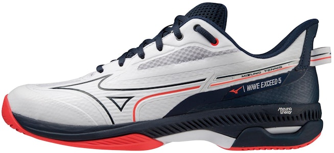 미즈노 웨이브 엑시드 5 와이드 AC (흰/빨/파) 61GA231514 Buy 미즈노 웨이브 엑시드 5 와이드 AC (흰/빨/파) 61GA231514
