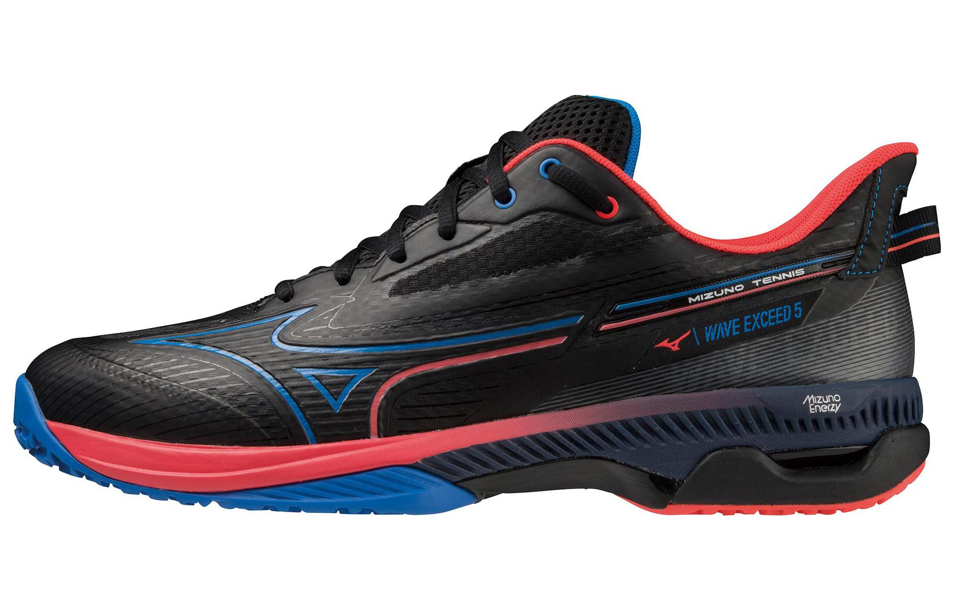 Mizuno Wave Exceed 5 Wide OC 'Black Red Blue' 61GB231310