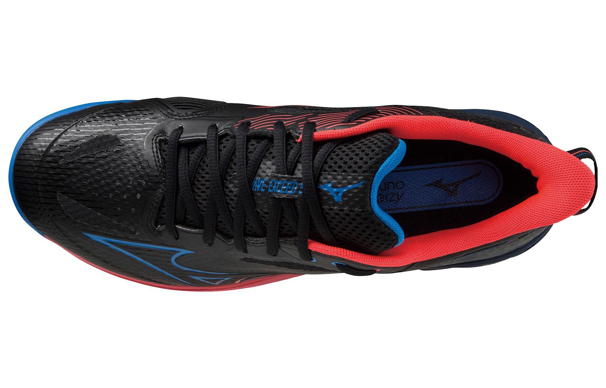 Lookbook Mizuno Wave Exceed 5 Wide OC 'Black Red Blue' 61GB231310