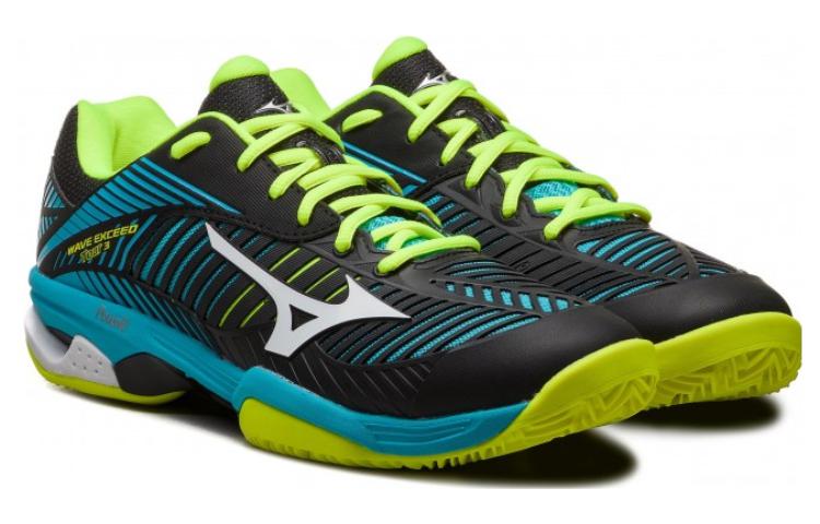 Lookbook Mizuno Wave Exceed Tour 3 CC 'Black Blue White' 61GC187425