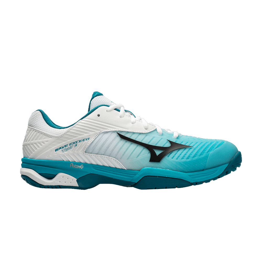 Mizuno Wave Exceed Tour 3 CC 'White Peacock Blue' 61GC187435