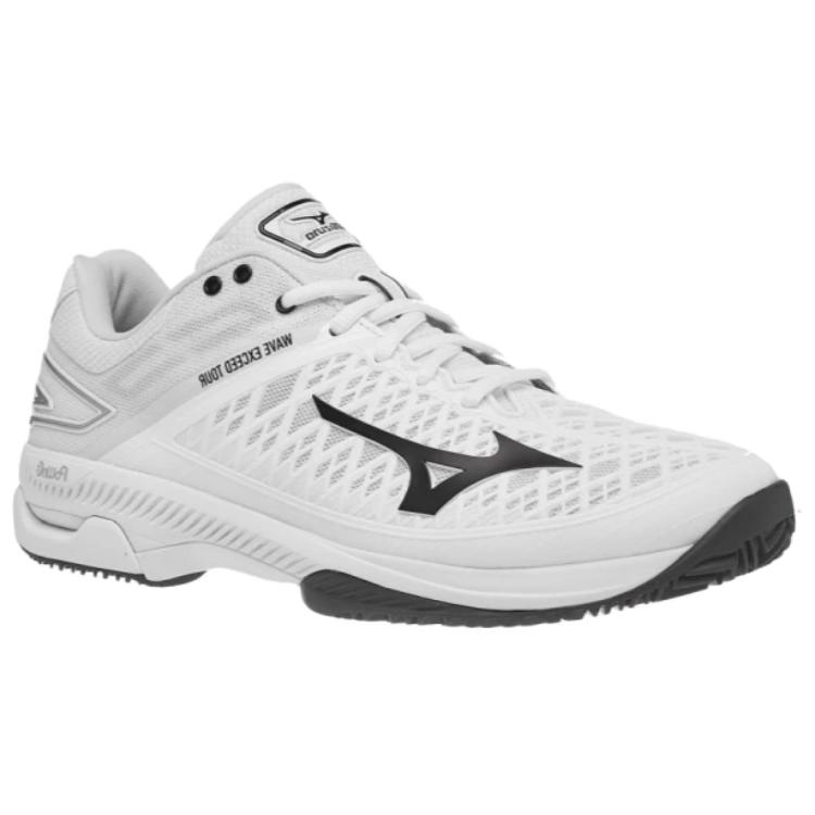 Lookbook 미즈노 웨이브 엑시드 투어 4 AC (화이트/블랙) 61GA207609