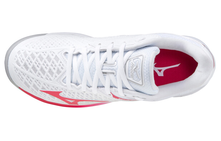 Lookbook 미즈노 웨이브 엑시드 투어 4 AC '화이트 레드' 61GA207164