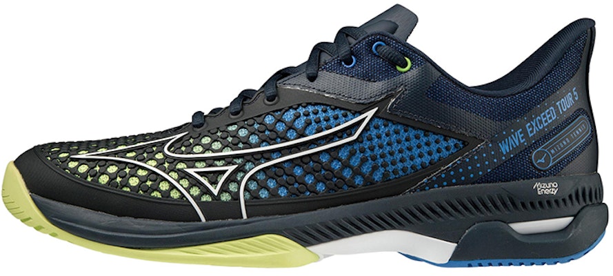 Mizuno Wave Exceed Tour 5 AC 'Black Blue Yellow' 61GA227040 Buy Mizuno Wave Exceed Tour 5 AC 'Black Blue Yellow' 61GA227040