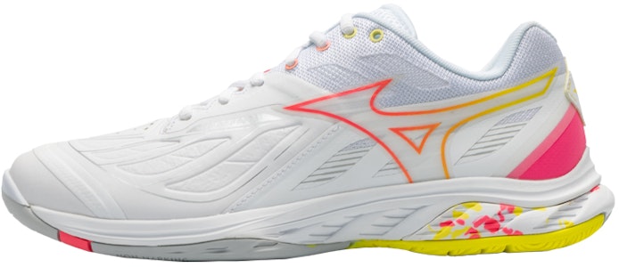 Mizuno Wave Fang 2 'Blanco Rosa Rayo Neón' 71GA231322 Buy Mizuno Wave Fang 2 'Blanco Rosa Rayo Neón' 71GA231322