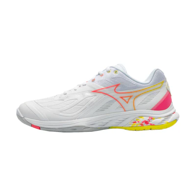 Mizuno Wave Fang 2 'White Pink Bolt Neon'