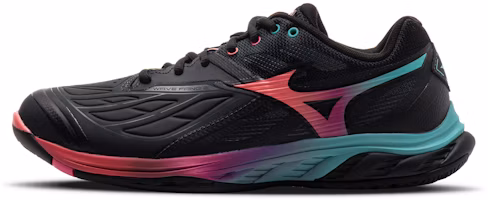 Mizuno Wave Fang 2 Gray Black Badminton Shoes Lightweight & Cushioning 71GA231337 Mizuno Wave Fang 2 Gray Black Badminton Shoes Lightweight & Cushioning 71GA231337