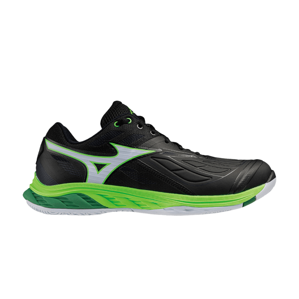 Mizuno Wave Fang 2 Wide 'Black Green' 71GA231353
