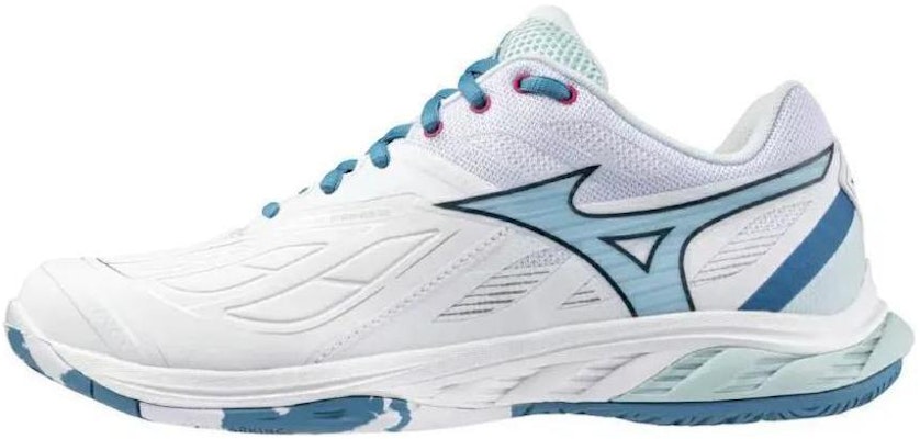 Mizuno Wave Fang 2 Wide 'Putih Biru' Sneakers 71GA231311 Details for Mizuno Wave Fang 2 Wide 'Putih Biru' Sneakers 71GA231311
