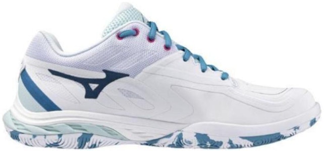 美津浓 Wave Fang 2 減震耐磨 低筒 羽毛球鞋 男女同款 白藍色 Sizing 美津浓 Wave Fang 2 減震耐磨 低筒 羽毛球鞋 男女同款 白藍色