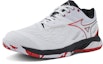 Lookbook Mizuno Wave Fang 2 Lebar 'Putih Merah Berseri Ebony' 71GA231303
