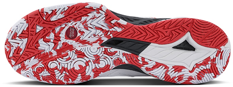 Mizuno Wave Fang 2 Ancha 'Blanco Rojo Radiante Ébano' 71GA231303 Details for Mizuno Wave Fang 2 Ancha 'Blanco Rojo Radiante Ébano' 71GA231303