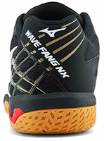 Shop Mizuno Wave Fang Nx 耐磨低筒訓練鞋 男女同款 黑白黃