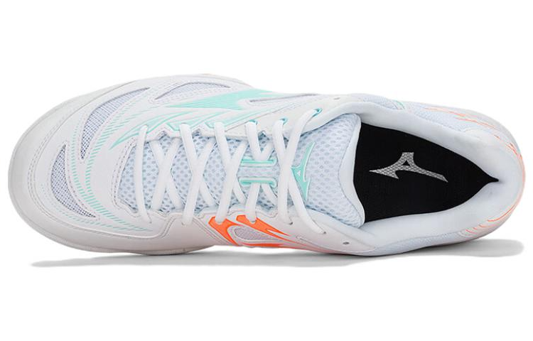 Lookbook Mizuno Wave Fang NX ''Blanc Bleu Sarcelle Orange'' 71GA205011