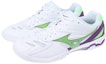 Lookbook Mizuno Wave Fang Pro 'Putih Ungu Hijau' 71GA210000