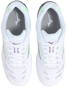 Mizuno 美津濃 WAVE FANG PRO 專業大賽款 防滑耐磨 低筒 羽球鞋 男女同款 白色/綠色/紫色 Shop Mizuno 美津濃 WAVE FANG PRO 專業大賽款 防滑耐磨 低筒 羽球鞋 男女同款 白色/綠色/紫色