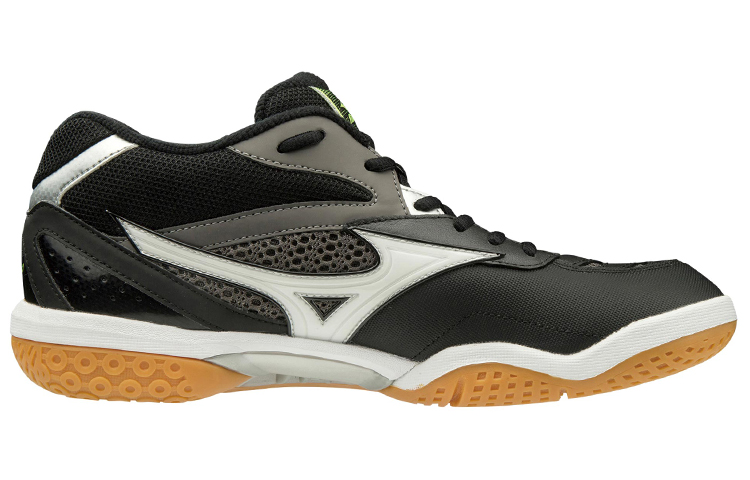 Order Mizuno Wave Fang Pro MID 'Black White Yellow' 71GA190301