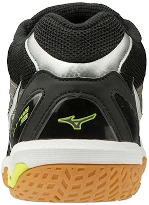 Mizuno Wave Fang Pro MID 'Black White Yellow' 71GA190301 Shop Mizuno Wave Fang Pro MID 'Black White Yellow' 71GA190301