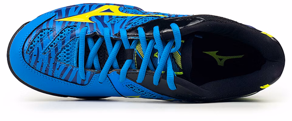 Mizuno Wave Fang Ss2 減震支撐 羽球運動鞋 男女款 藍黃 Lookbook Mizuno Wave Fang Ss2 減震支撐 羽球運動鞋 男女款 藍黃