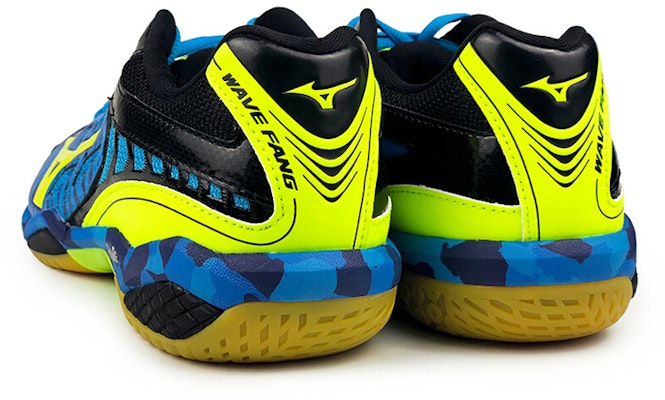 Mizuno Wave Fang Ss2 減震支撐 羽球運動鞋 男女款 藍黃 Shop Mizuno Wave Fang Ss2 減震支撐 羽球運動鞋 男女款 藍黃