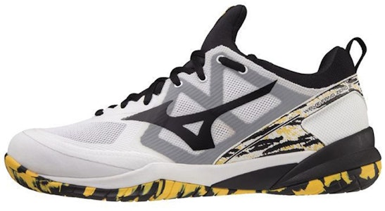 Mizuno Wave Fang Zero 防滑耐磨羽球鞋 男女款 白黑黃 Buy Mizuno Wave Fang Zero 防滑耐磨羽球鞋 男女款 白黑黃