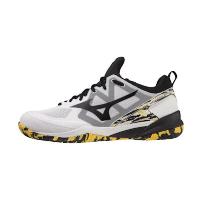 Mizuno Wave Fang Zero 'Black White Yellow'