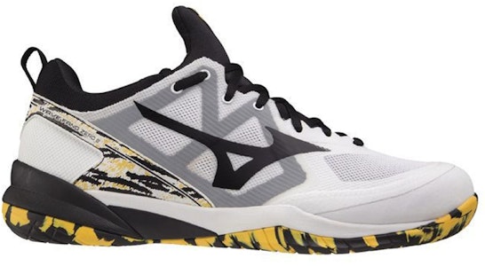 Mizuno Wave Fang Zero 防滑耐磨羽球鞋 男女款 白黑黃 Order Mizuno Wave Fang Zero 防滑耐磨羽球鞋 男女款 白黑黃