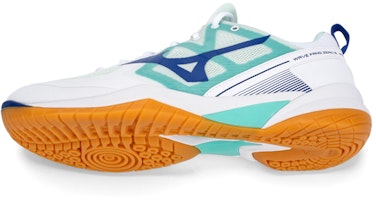 Mizuno Wave Fang Zero 'Putih Teal Oren' 71GA219025 Purchase Mizuno Wave Fang Zero 'Putih Teal Oren' 71GA219025