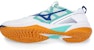 Mizuno Wave Fang Zero 'Putih Teal Oren' 71GA219025