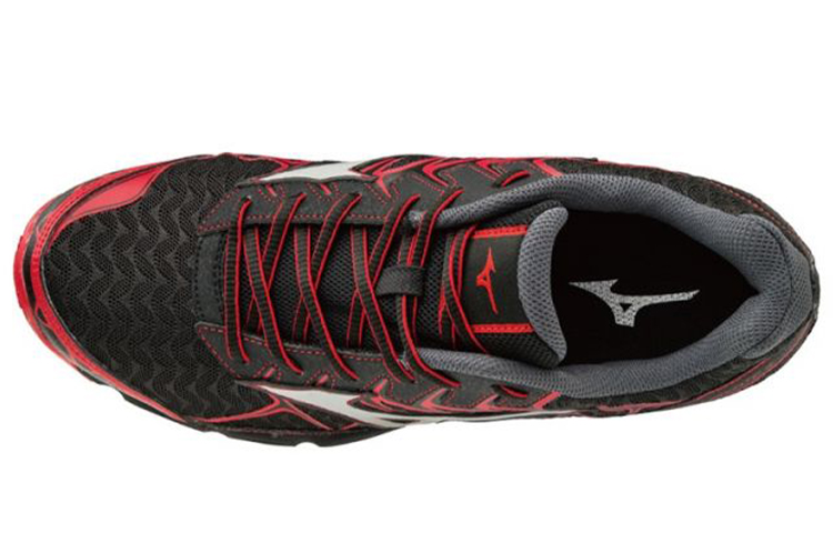 Lookbook Mizuno Wave Hayate 4 ''Schwarz Rot'' J1GJ187203