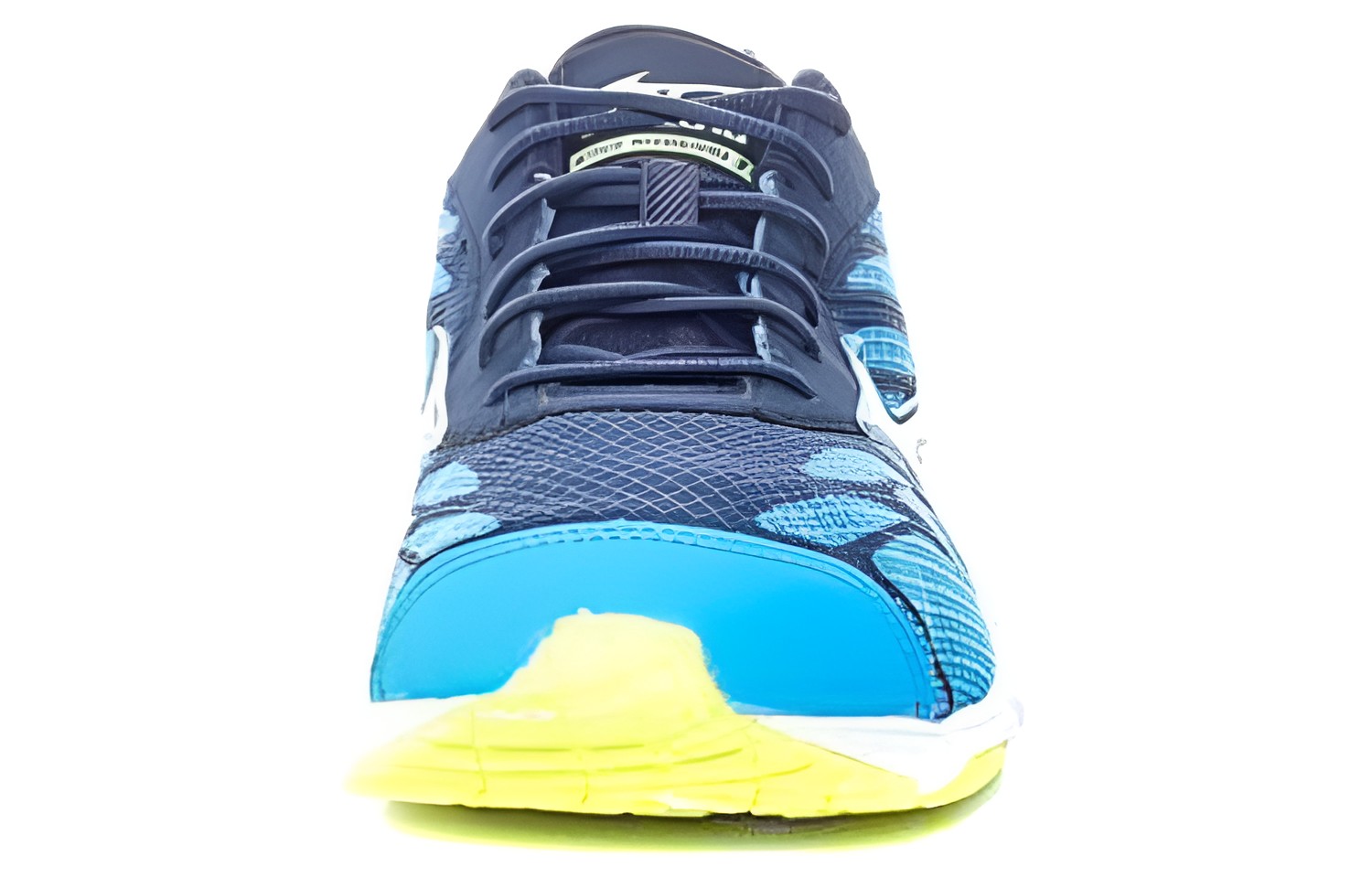 Mizuno Wave Hitogami 3 Low Tops Wear-resistant Blue White Yellow 圖 3