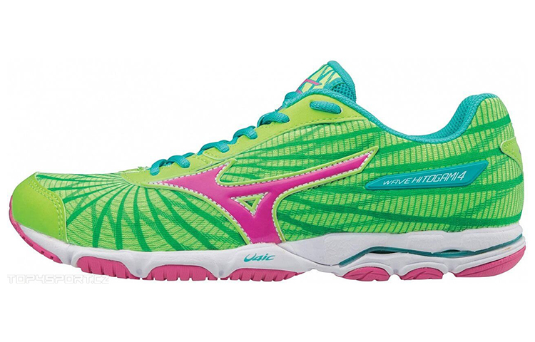 Mizuno Wave Hitogami 4 Lightweight Green Pink J1GD178065