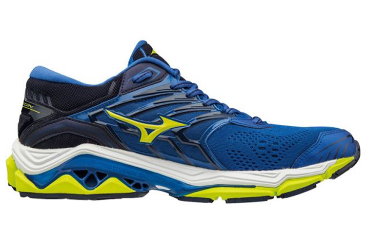 Order ミズノ ウェーブホライゾン2 ブルーブラックイエロー J1GC182640