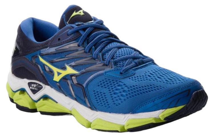 Lookbook ミズノ ウェーブホライゾン2 ブルーブラックイエロー J1GC182640