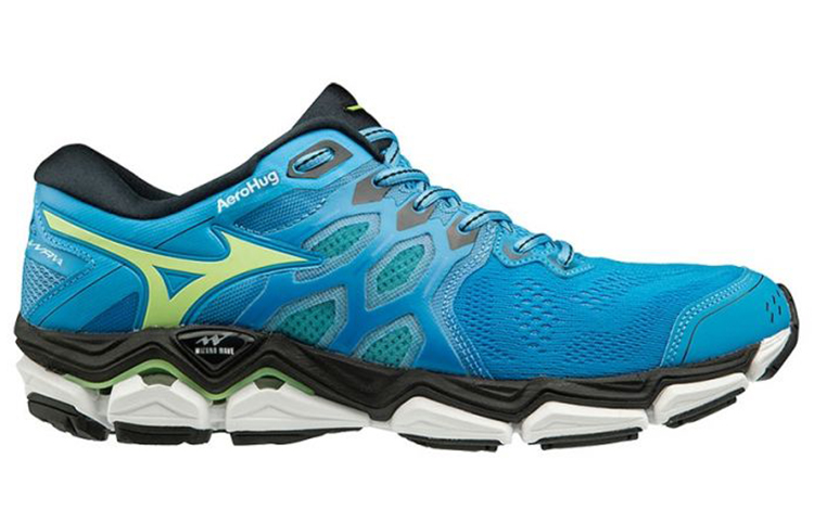 Order 美津浓Wave Horizon 3 '蓝黄'跑鞋 J1GC192637