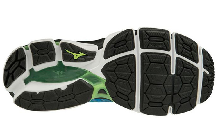 Lookbook 美津浓Wave Horizon 3 '蓝黄'跑鞋 J1GC192637