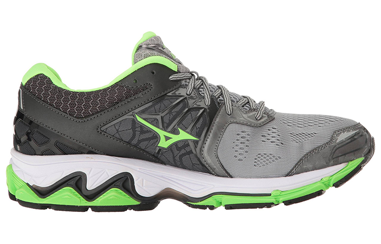 Order Mizuno Wave Horizon 5 Low Tops Lightweight Gray Green J1GC172641