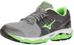 Lookbook Mizuno Wave Horizon 5 Low Tops Ringan Kelabu Hijau J1GC172641