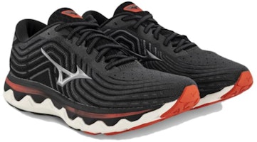 Mizuno 耐磨透氣 低筒 跑步鞋 男款 黑灰紅 Lookbook Mizuno 耐磨透氣 低筒 跑步鞋 男款 黑灰紅