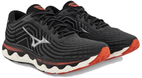 미즈노 웨이브 호라이즌 6 '블랙 그레이 레드' J1GC222612 Lookbook 미즈노 웨이브 호라이즌 6 '블랙 그레이 레드' J1GC222612