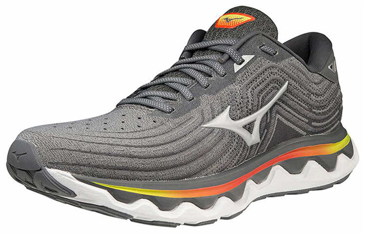 Lookbook Mizuno Wave Horizon 6 Low Tops Wear-resistant Gray J1GC222605