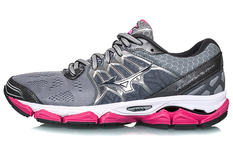 Mizuno Wave Horizon Low Tops Wear-resistant Gray Pink White J1GD172622