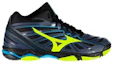 Order Mizuno Wave Hurricane 3 Mid ''Noir Bleu Jaune'' V1GA174547