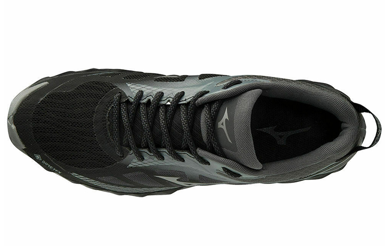 Lookbook 美津濃 Wave Ibuki 2 Gtx 減震防滑 低筒休閒跑步鞋 黑