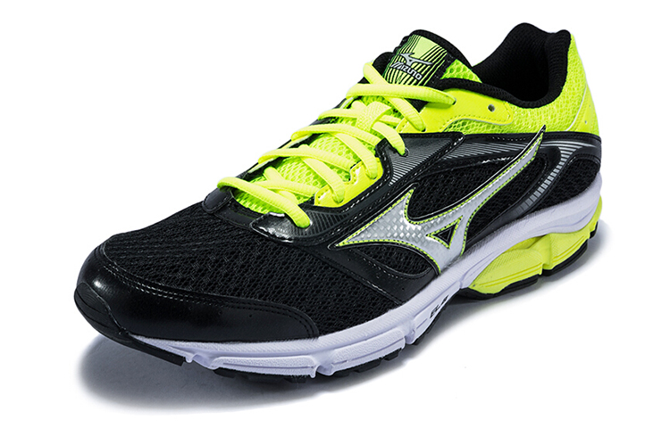 Lookbook Mizuno Wave Impetus ''Zwart Geel'' J1GC161319