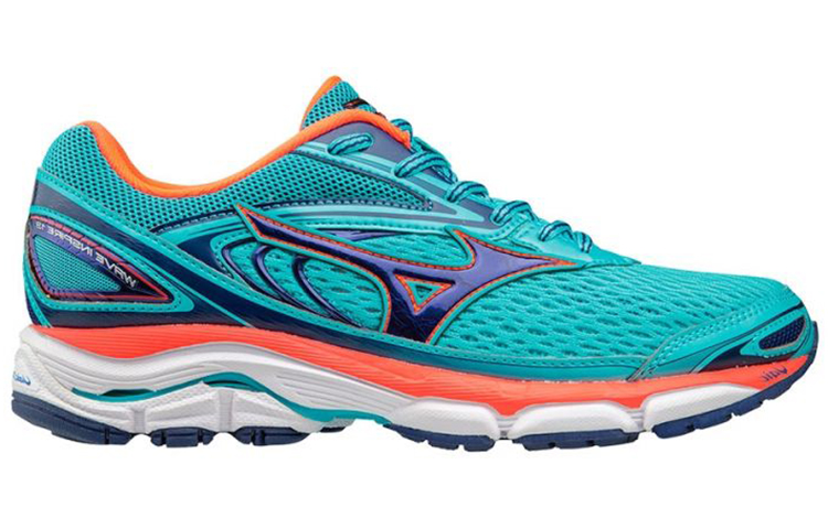 Order ミズノ ウェーブインスパイア13 青オレンジ J1GC174425
