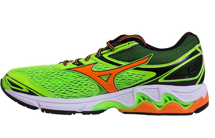 Mizuno Wave Inspire 13 'Green Orange' J1GC174454