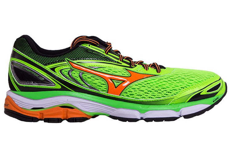 Order 미즈노 웨이브 인스파이어 13 '그린오렌지' J1GC174454