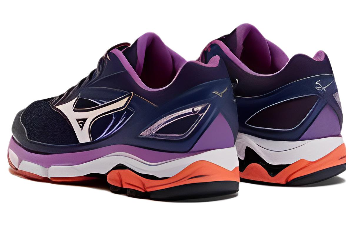 Lookbook Mizuno Wave Inspire 13 Lila Low Tops Verschleißfest J1GD174408