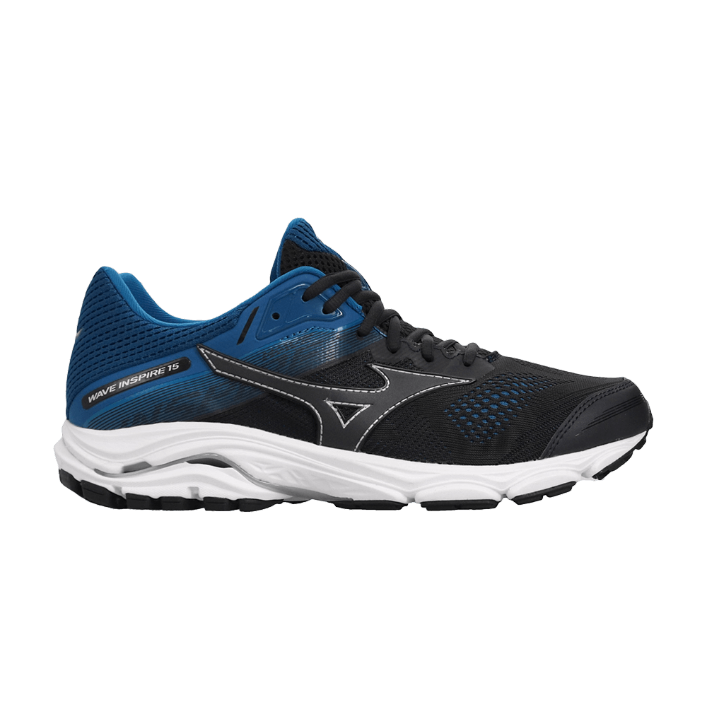 Mizuno Wave Inspire 15 Super Wide 'Black Blue' J1GC194521